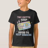 You Gotta Keep Going To Keep Growing Motivational  T-shirt (Voorkant)