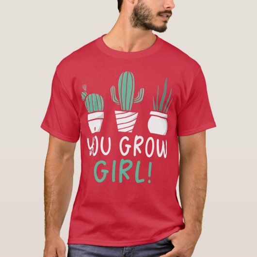 You Grow Girl 70s retro T-shirt (Voorkant)