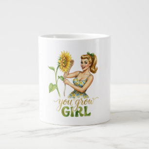 You Grow Girl Tuinieren Pun Coffee Mok