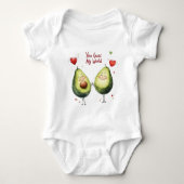 You Guac My World Valentine's Day Romper (Voorkant)