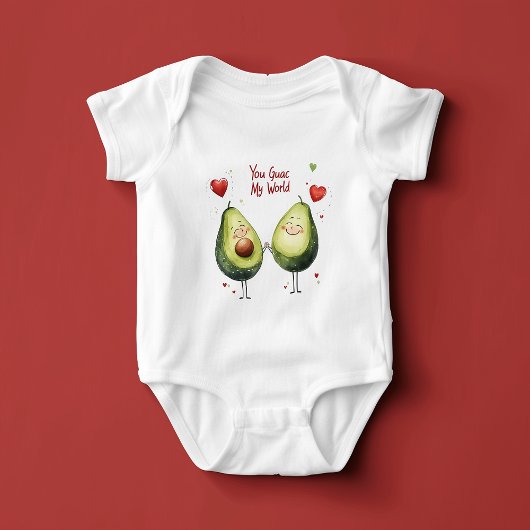 You Guac My World Valentine's Day Romper