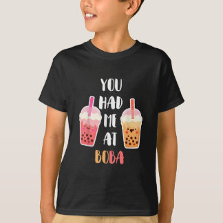 You Had Me At Boba Kawaii Bubble Tea T-shirt