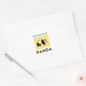 You had me at panda ovale sticker (Envelop)