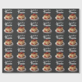 You Had Me at Tiramisu – Fun Food Print Cadeaupapier (Vlak)