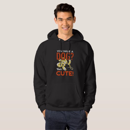 You Have A Dog Thats Cute Banana Ball Python Herpe Hoodie (Voorkant volledig)