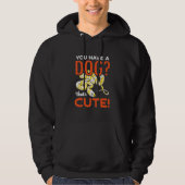 You Have A Dog Thats Cute Banana Ball Python Herpe Hoodie (Voorkant)