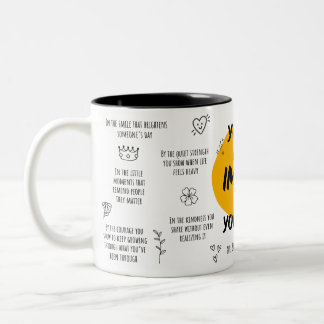You Have More Impact Than You Know Mug  Tweekleurige Koffiemok