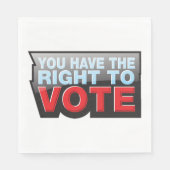 You Have The Right To Vote Servet (Voorkant)