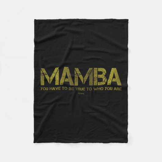 You Have To Be True To Who You Are Basketball Moti Fleece Deken (Voorkant)