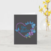 You Heart Suicide Prevention Awareness Kaart (Gele Bloem)