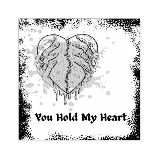 You Hold My Heart Rubberstempel (Afrduk)