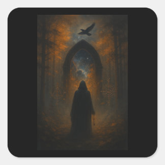 You Hold the Key to Your Desired Reality  Vierkante Sticker