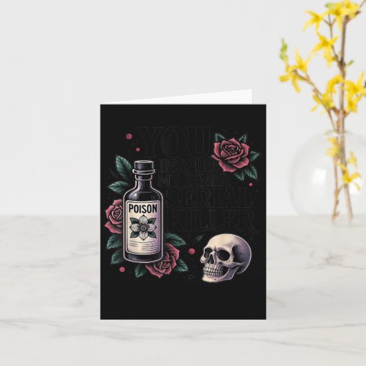 You Insre My Inner Serial Killer - Soky Season Kaart (Gele Bloem)