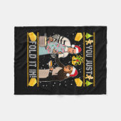 You Just Fold It In Christmas Xmas Pajamas Christm Fleece Deken (Voorkant (Horizontaal))