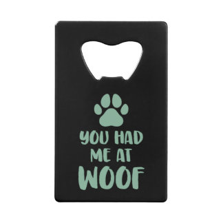 You kan me At Wof Creditkaart Flessenopener