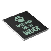 You kan me At Wof Notitieblok (Schuin)