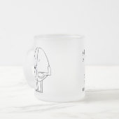 You keep me grounded matglas koffiemok (Voorkant links)