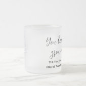 You keep me grounded matglas koffiemok (Center)