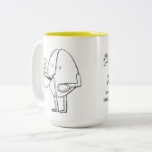 You keep me grounded tweekleurige koffiemok (Voorkant links)