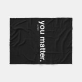 You Kindness A Lot Fleece Deken (Voorkant (Horizontaal))