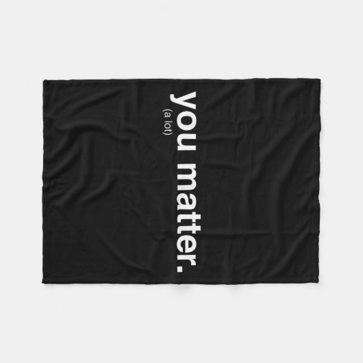 You Kindness A Lot Fleece Deken (Voorkant (Horizontaal))