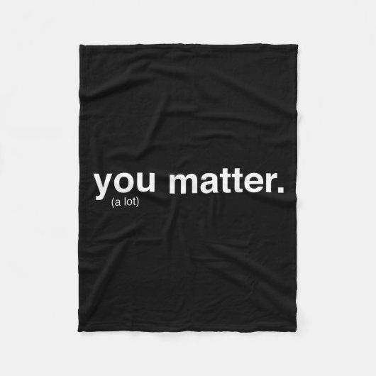 You Kindness A Lot Fleece Deken (Voorkant)