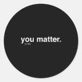 You Kindness A Lot  Ronde Sticker (Voorkant)