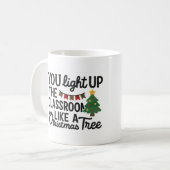 You Light Up the Classroom Like a Christmas Tree Koffiemok (Voorkant links)