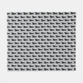 You Look Familiar Witches Black Cat Fleece Deken (Voorkant (Horizontaal))