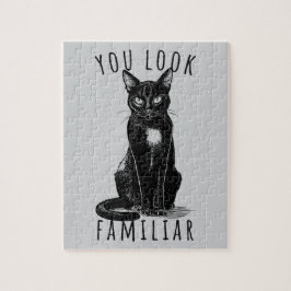 You Look Familiar Witches Black Cat Legpuzzel