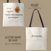 You look happier! Citrine helped me grow and glow Tote Bag