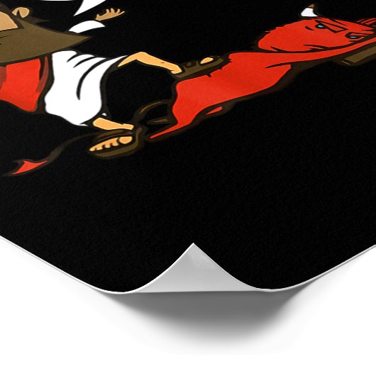 You Mad Bro - Funny Christian Jesus And Devil Poster (Hoek)