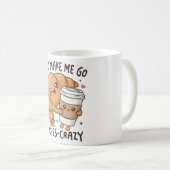 You Make Me Go Croissant-Crazy Mug Koffiemok (Voorkant rechts)