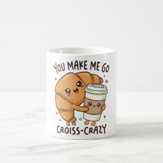 You Make Me Go Croissant-Crazy Mug Koffiemok