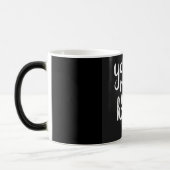 **YOU MAKE ME HAPPY** COFFEE MUG MAGISCHE MOK (Links)
