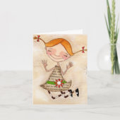 You Make Me Happy - NOte CArd Kaart (Voorkant)