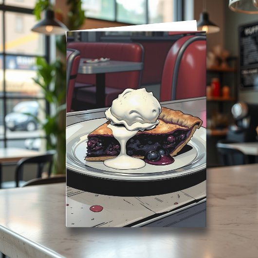 You Make Me so Happy | Blueberry Pie Pun Kaart