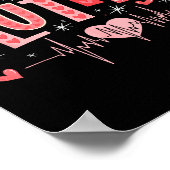 You Make My Heart Flutter Cardiac Nurse Valentine  Poster (Hoek)