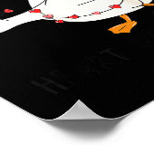 You Make My Heart Go Honk Funny Goose Valentine  Poster (Hoek)