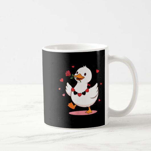You Make My Heart Go Honk Funny Goose Valentine’s Koffiemok (Rechts)