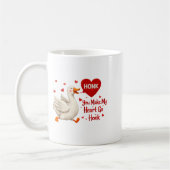 You Make My Heart Go Honk Funny Goose Valentine Sa Koffiemok (Links)