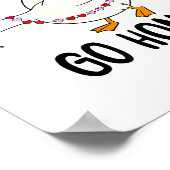 You Make My Heart Go Honk Funny Goose Valentine Sa Poster (Hoek)