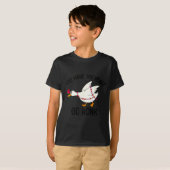 You Make My Heart Go Honk Funny Goose Valentine Sa T-shirt (Voorkant volledig)