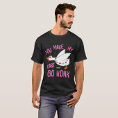 You Make My Heart Go Honk Funny Goose Valentine Sa T-shirt (Voorkant volledig)