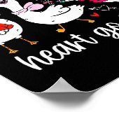 You Make My Heart Go Honk Funny Silly Valentine Go Poster (Hoek)