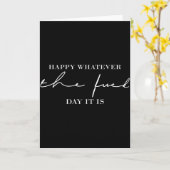 You Make My Heart Go Honk Valentine Goose Funny  Kaart (Gele Bloem)