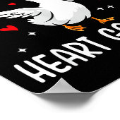 You Make My Heart Go Honk Valentine Goose  Poster (Hoek)