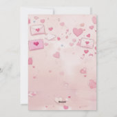 you make my heart go oops! 💗 Valentine's Card Feestdagenkaart (Achterkant)