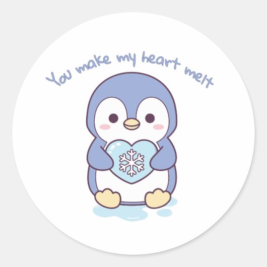 You Make My Heart Melt Sticker (Voorkant)
