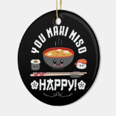 You Maki Miso Happy - Japanse noedels Schattige Ka Keramisch Ornament (Links)